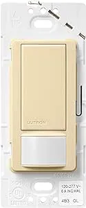 Lutron MS-OPS6M2-DV-IV Occupancy/Vacancy Sensor Switch, Ivory