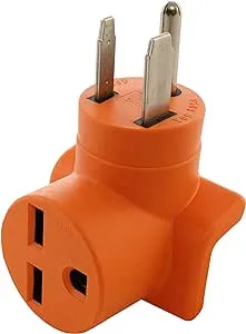 50-Amp to 30 Amp 250-Volt (6-50) Welder Plug (6-30) Commercial HVAC Female Adapter