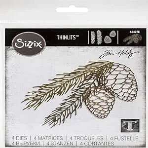 Sizzix - Thinlits Dies - Pine Branch by Tim Holtz