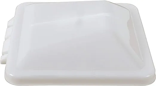 Ventline BVD0449-A01-20 Wedge Shape Vent Cover 14" x 14" for Ventadome RV Roof Vents - White