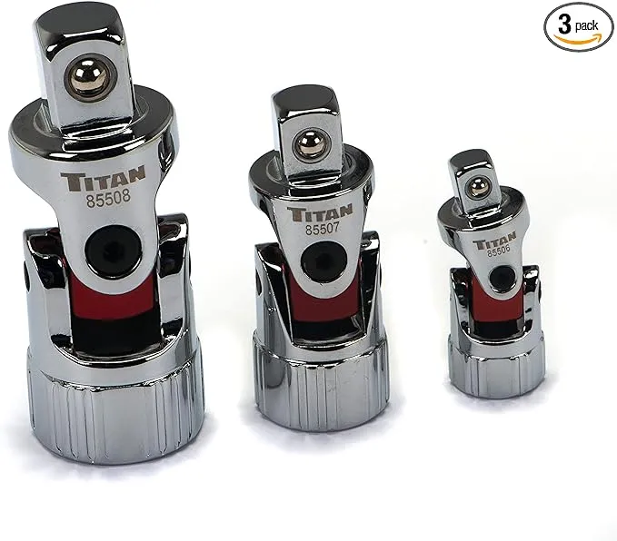 Titan 85505 3-Piece Auto Flex Universal Joint Set