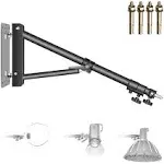 Neewer Triangle Wall Mounting Boom Arm Max Length 51.1 inches for Studio Video