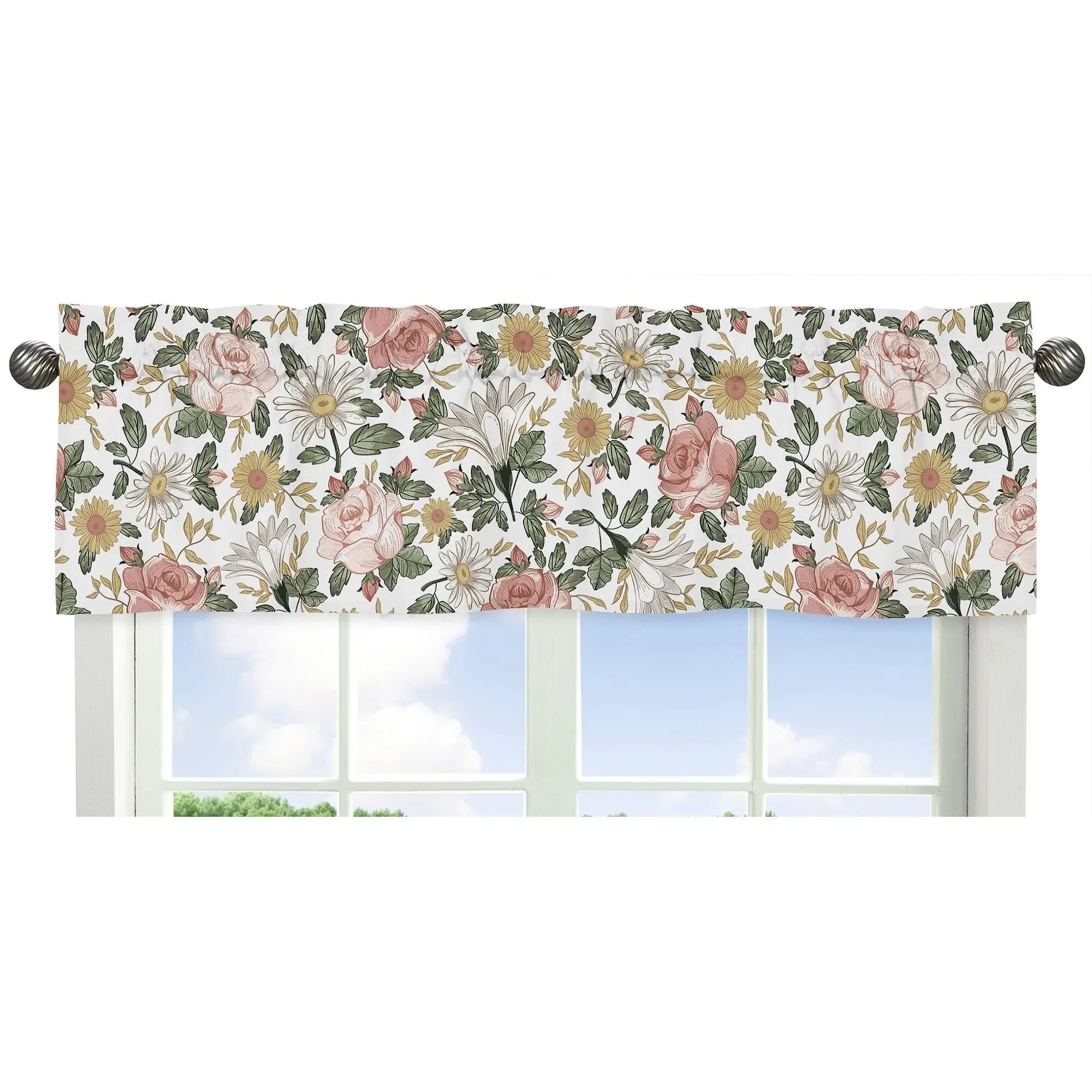 Sweet Jojo Designs Vintage Floral Collection Window Valance