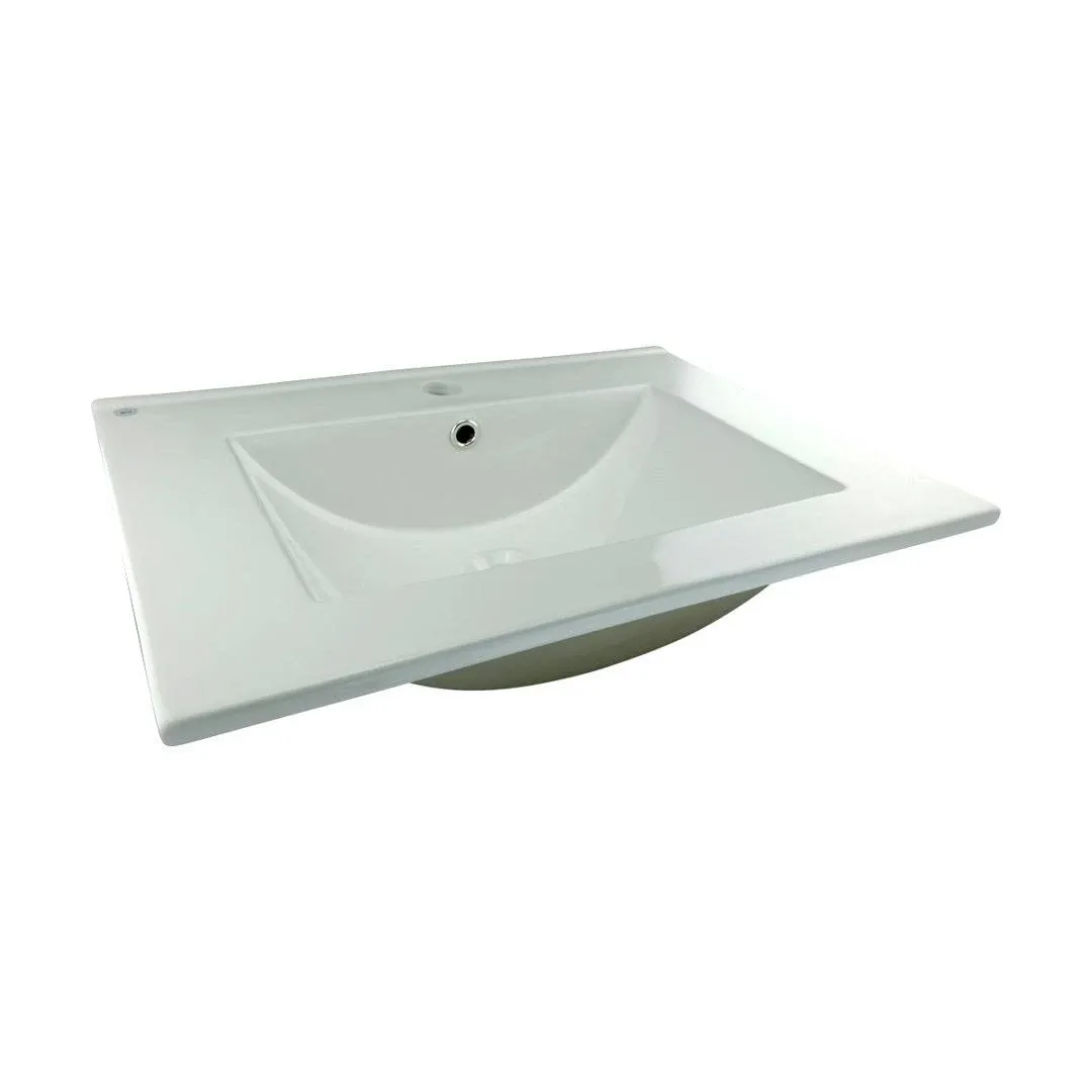 Renovators Supply Luke 24" Square Drop-In Bathroom Sink