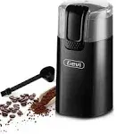 Gevi One-Touch Button Electric Coffee Grinder Coffee Bean Grinder for Coffee Espresso Latte Mochas, Noiseless Operation Coffee Serving Sets