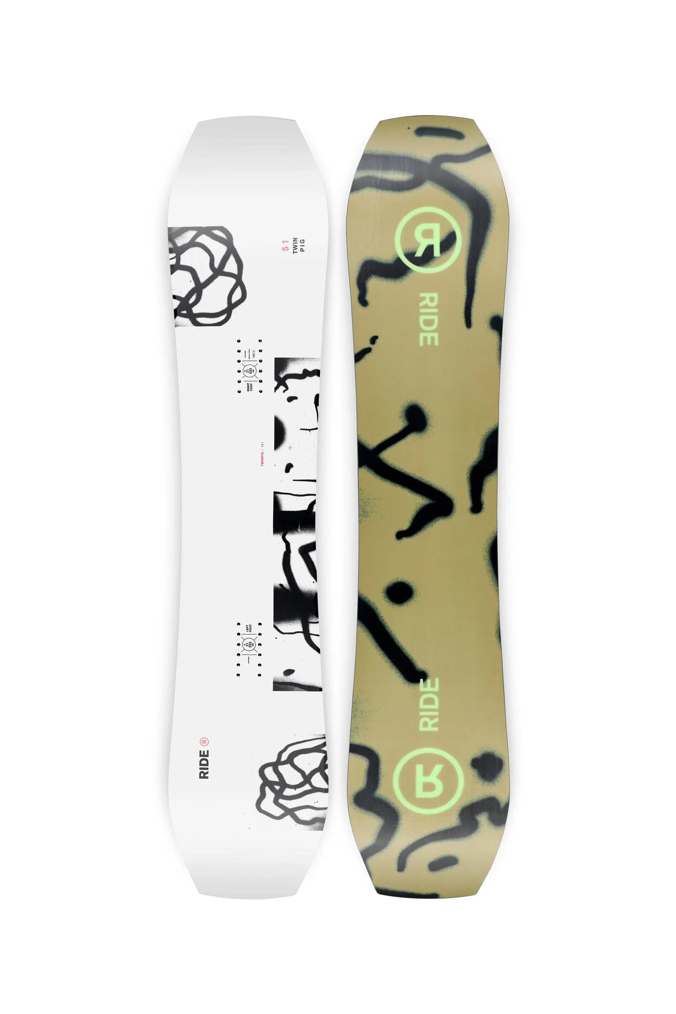 Ride Twinpig Snowboard · 2024