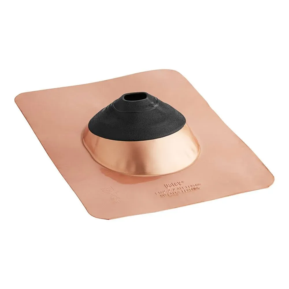 Oatey, 12403, All-Flash No-Calk Roof Flashing, Copper Base