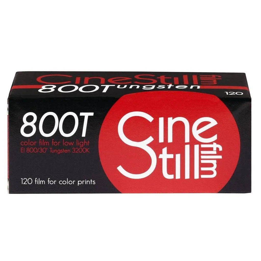 CineStill 800Tungsten High Speed Color 120 Film