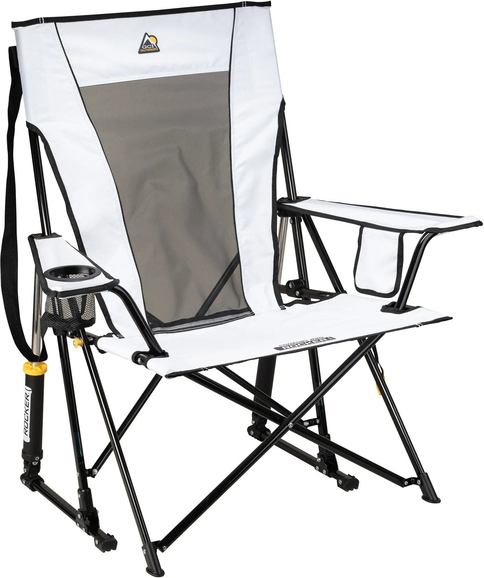 GCI Outdoor Comfort Pro Rocker Chair, Color: White/Black