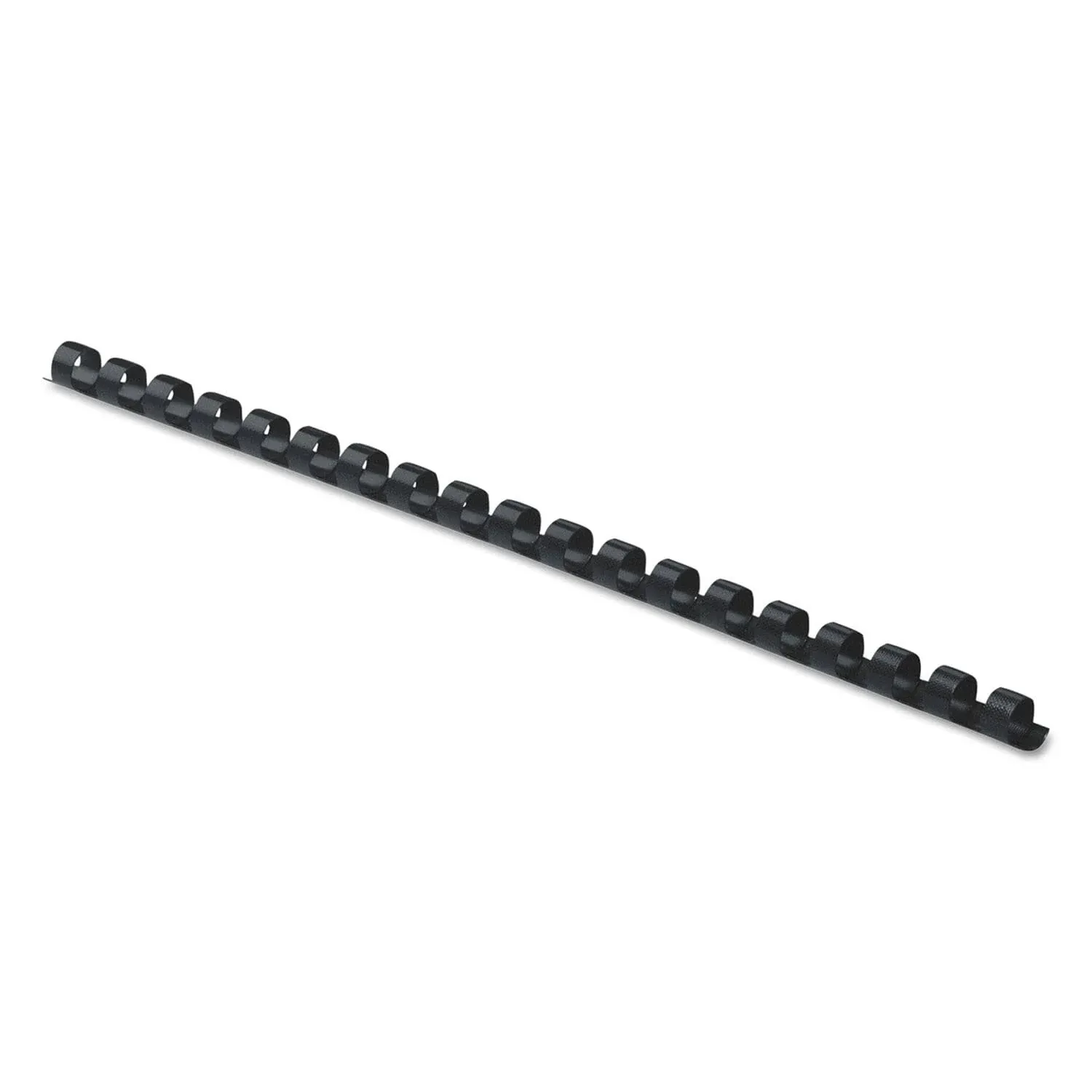 Fellowes 52507, Plastic Combs - Round Back, 5/16", 100 Pack, Black