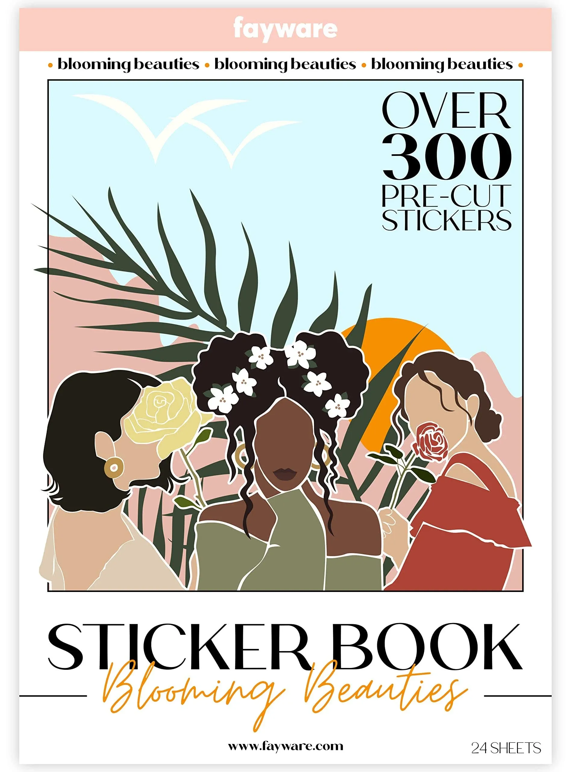 People Stickers for Journaling - 318 Journaling Stickers for Planners, Junk Journals and Scrapbooking with Diverse Girls, Women, Flowers, and Quotes.