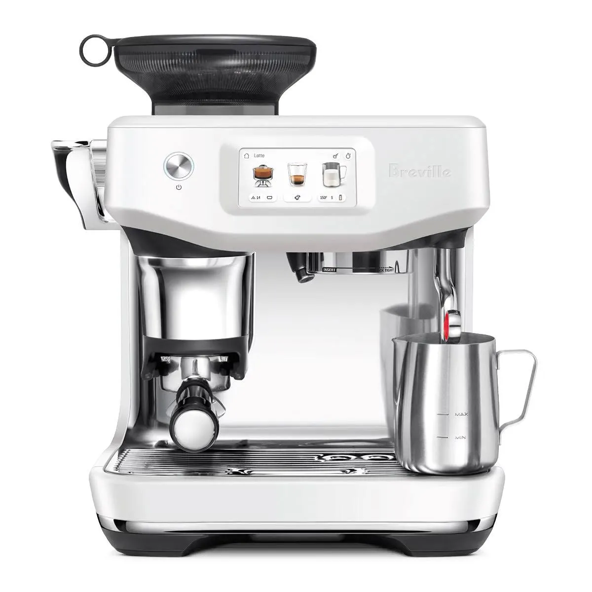 Breville Barista Touch Impress Espresso Machine in Olive Tapenade