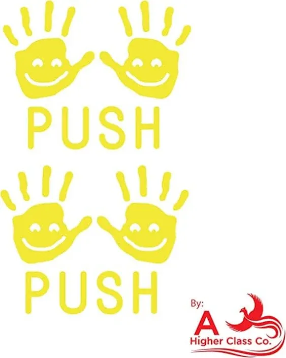 Push Hands Classroom Sensory Path Accessory - for School Walls or Floors (2 - Sets)