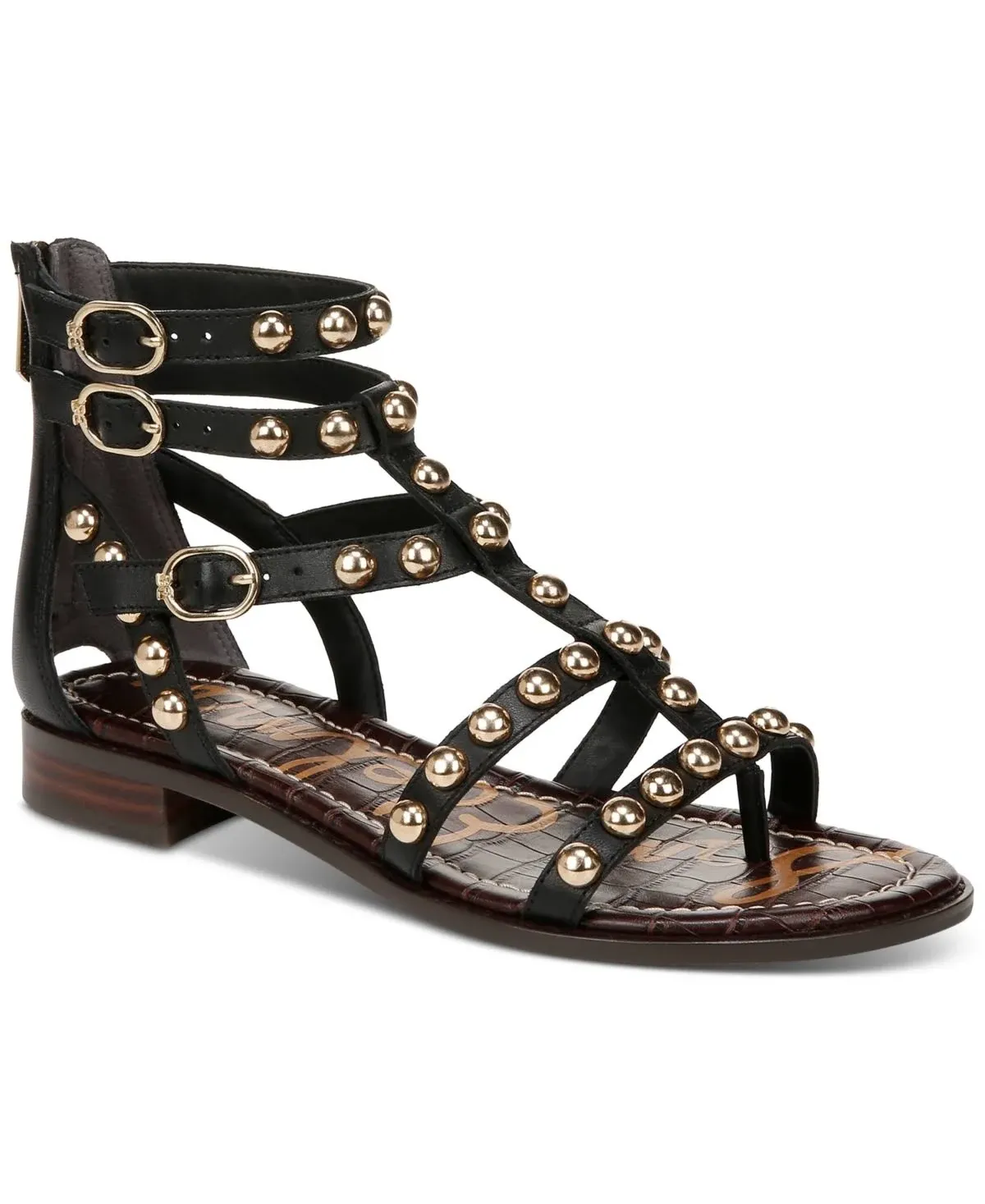 Sam Edelman Womens Estella Studded Gladiator Sandal