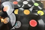 VinylShopUS - Lot of 12" Vinyl Records for Crafts & Decoration Artwork for Party Decor Artist Studio Vintage Look (Lot of 10)