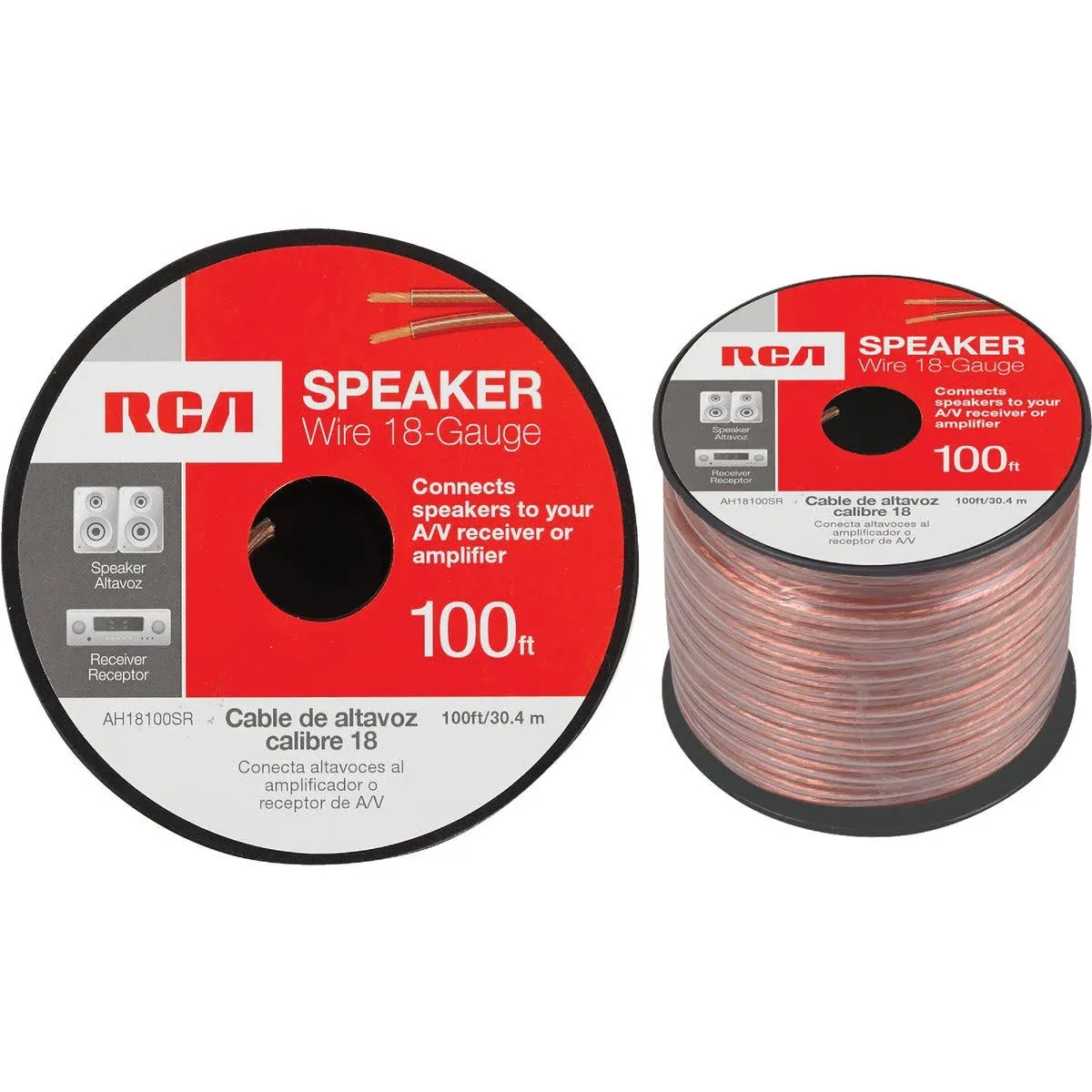 RCA AH18100SR 18 AWG Speaker Wire 100 Ft