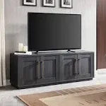 Tillman Rectangular TV Stand for TV\'s up to 75" in Charcoal Gray