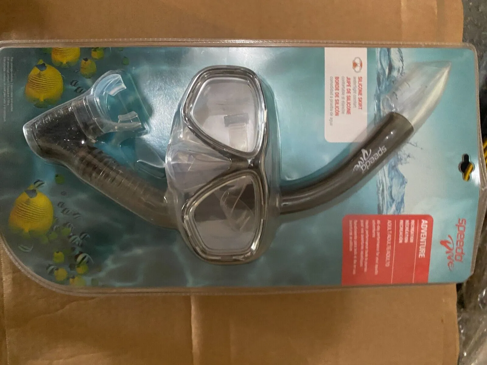 Speedo Dive Expedition/swi<wbr/>m Mask + Snorkel- Adult Size