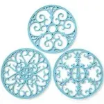 Colinda Silicone Trivet Mat - Non-Slip & Heat Resistant Kitchen Hot Pads for Countertops & Table - Kitchen Trivets for Hot Dishes & Cook