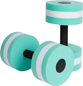 Trademark Innovations Aquatic Exercise Dumbells For Water Aerobics, Set of Two, in Teal