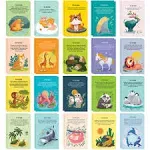 40 Animal Fun Fact Postcards - Bulk Thinking of You Postcard Pack for Kids, Stud