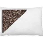 Daiwa Felicity Natural Buckwheat Pillow with Protective Cover - White