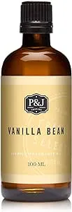 P&J Trading Fragrance Oil | Vanilla Bean Oil 100ml - Candle Scents for Candle Making, Freshie Scents, Soap Making Supplies, Diffuser Oil Scents