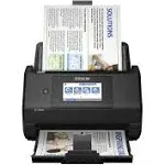 Epson Workforce ES-580W Wireless Color Duplex Desktop Document Scanner for PC and Mac with 100-sheet Auto Document Feeder (ADF) and Intuitive 4.3" Touchscreen. Full 1-Year Limited Warranty (Renewed)