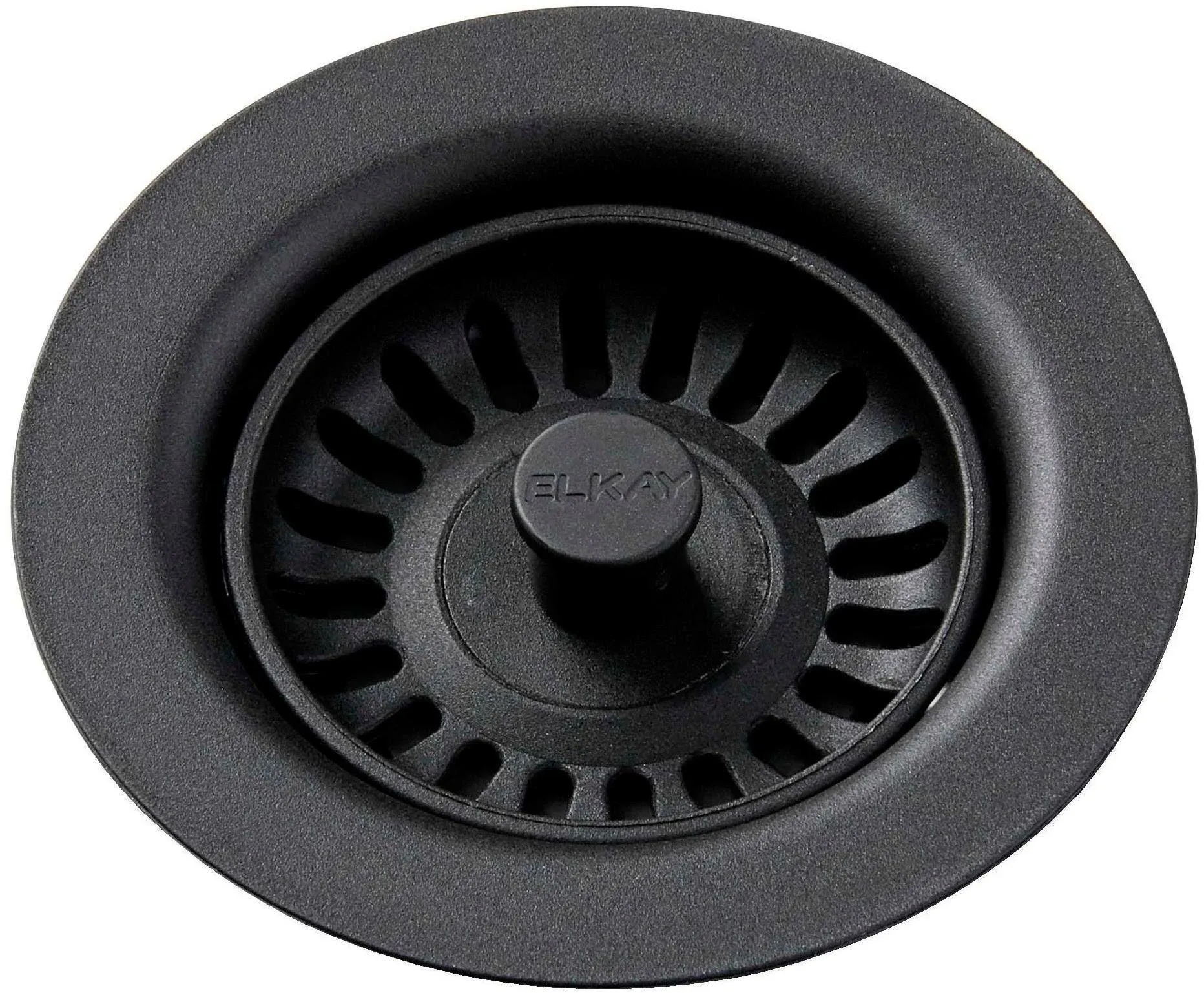 Elkay Polymer Drain Fitting with Removable Basket Strainer and Rubber Stopper