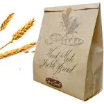 50 Pack 13.8 X 9.5 Inch Kraft Paper Bread Bags for Homemade Bread