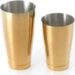 Barfly M37009GD Cocktail Shaker Tin, Set 18 oz and 28 oz, Gold