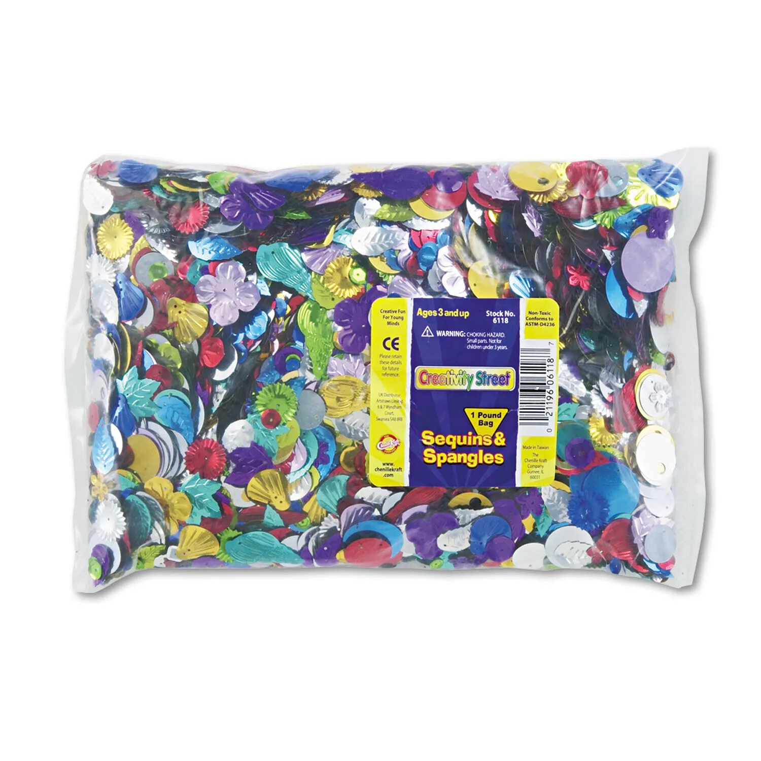 Sequins and Spangles Extra Large Bag - 1 lb - Assorted Colors and Styles