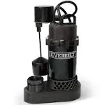 Everbilt Hdsp50v 1/2 HP Aluminum Sump Pump Vertical Switch