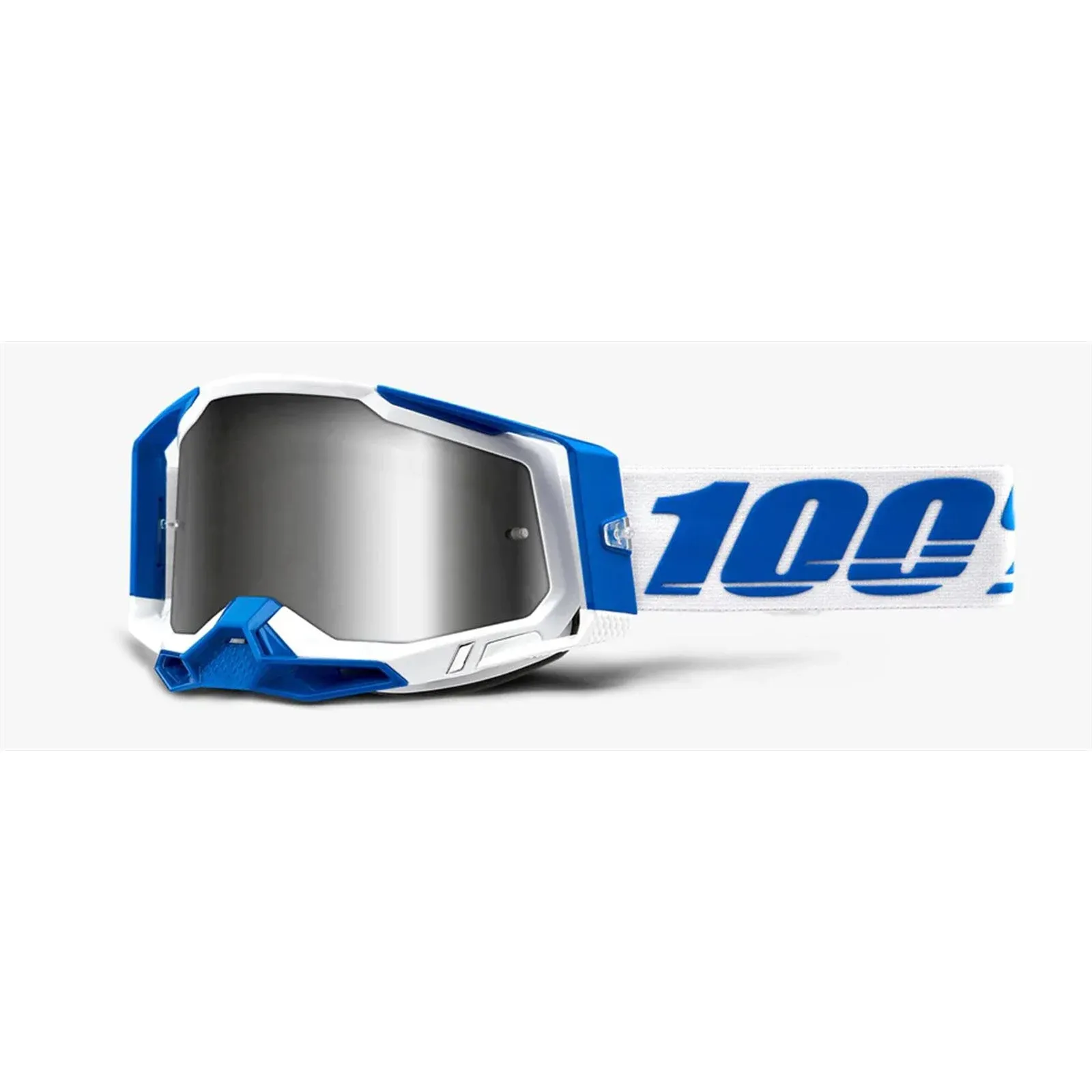 100% Racecraft 2 Goggles Isola - Flash Silver 50121-261-01