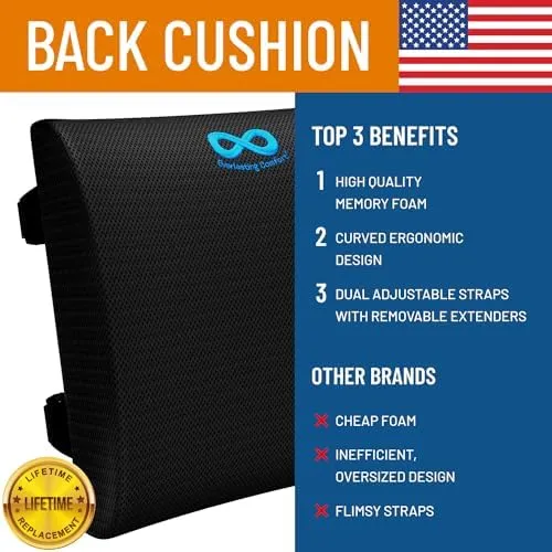 Everlasting Comfort Lumbar Support Pillow