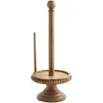 Mud Pie Brown Beaded Paper Towel Holder