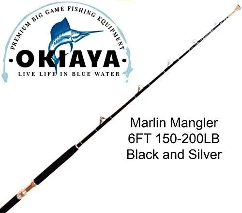 OKIAYA COMPOSIT 30-80LB White Marlin Saltwater Big Game Roller Rod