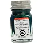 TES1530 Green Metal Flake Enamel Paint .25oz Bottle Testors Paints