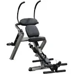 Body Solid GAB300 Semi-Recumbent AB Bench, Size: 2\, Black