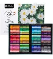 Artecho Oil Pastels Set of 48 Colors Soft Oil Pastels for Art Painting Drawing Blending Oil Crayons Pastels Art Supplies for Artists Beginners