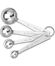 Cuisinart 4-Piece Stainless Steel Measuring Spoon Set CTG-00-SMP