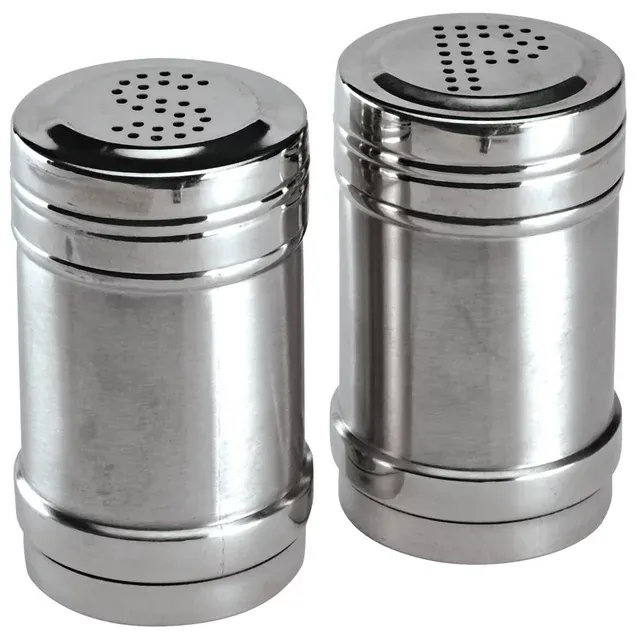 3.5 Inch Stainless Steel Salt And Pepper Shakers