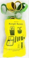 Ranger Bands® Mixed 35 Count Heavier Compound Made from EPDM Rubber for Survival, Emergency Tinder and Strapping Gear Made in the USA Tactical Rubber Bands, Heavy Duty Rubber Bands Black.