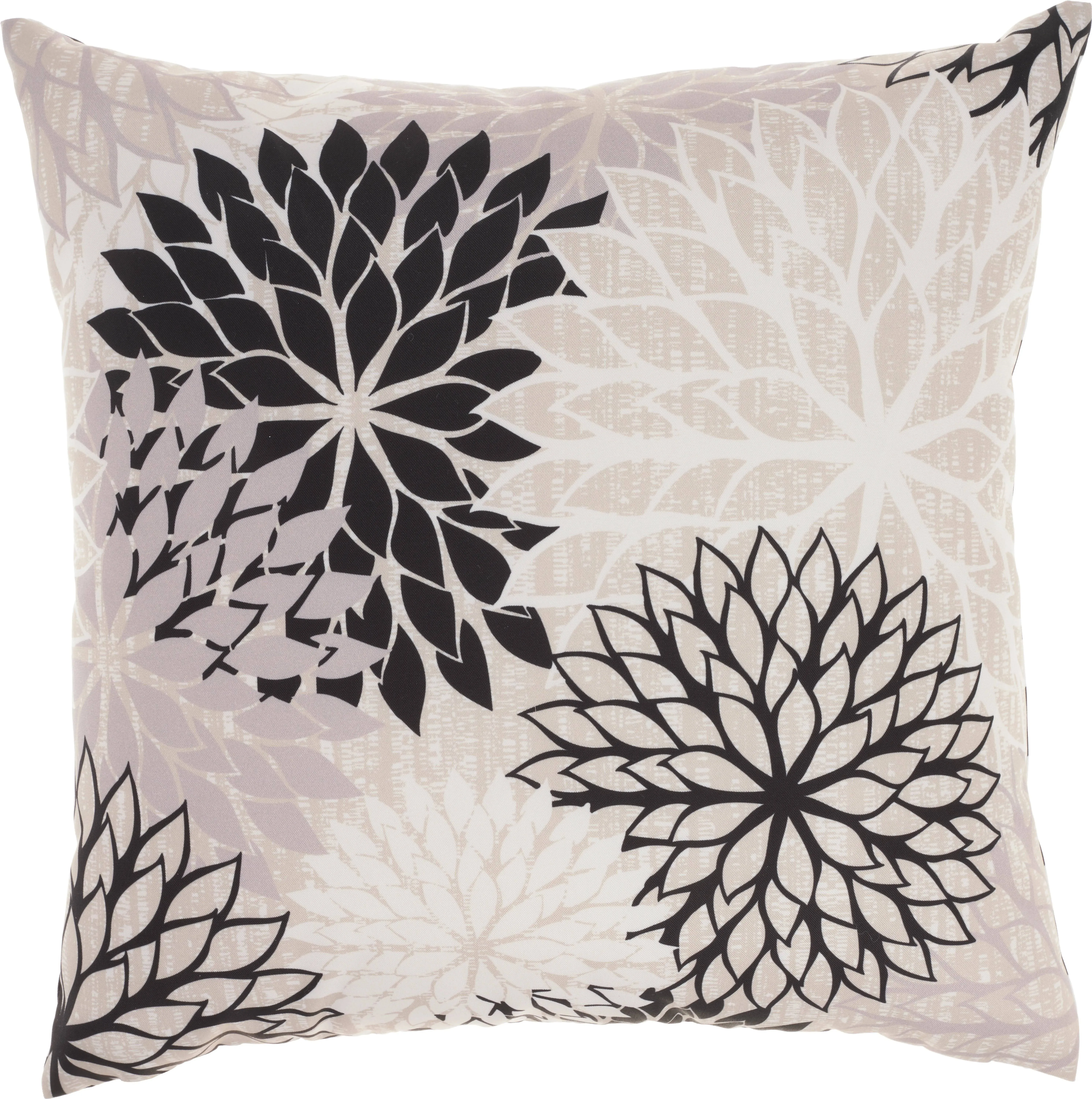 Shop this nourison aloha black white pillow from our top selling Nourison pillows & throws.  LuxeDecor is your premier online showroom for decor and high-end home decor.