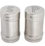 Lakeside Stainless Steel Salt & Pepper Shakers