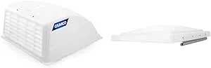 Camco Multi RV Aero-flo 22.5&#034; x 2&#034; Roof Vent Cover (White) 40421