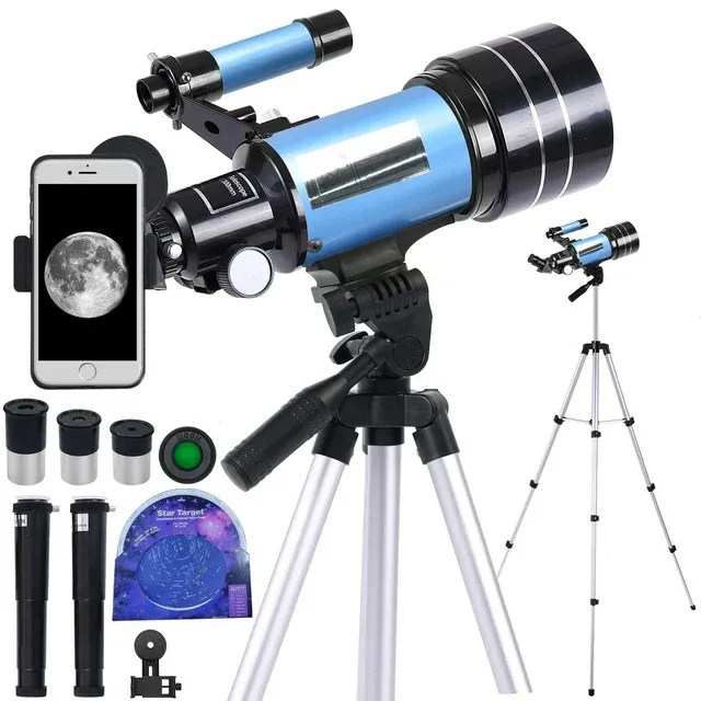 Telescope for Kids 70mm Aperture Refractor Telescopes for Astronomy Beginners...