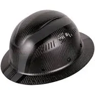 Klein Tools 60513 Hard Hat, K12 Series Carbon Fiber Full Brim, Vented, Class C