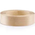 Birch Wood Veneer 1-1/2” X 26’, Wood Edge Tape with Hot Melt Adhesive Flexible 