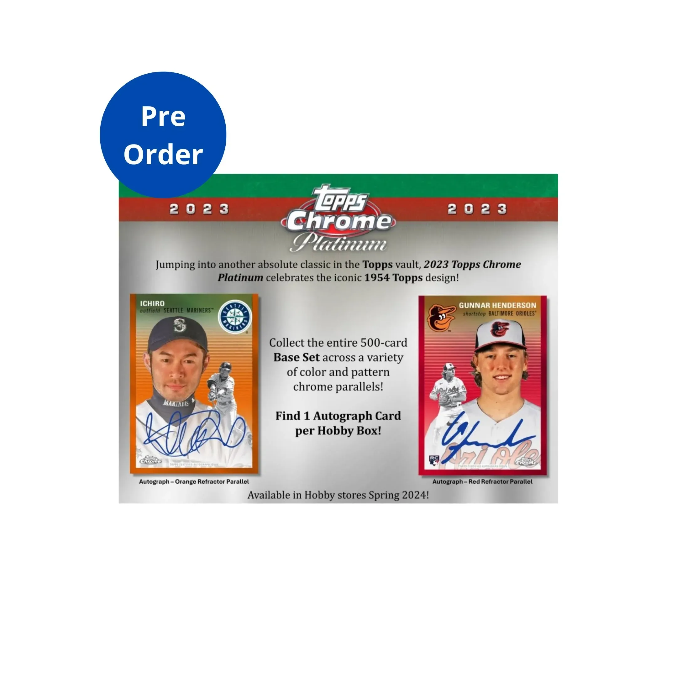 2023 Topps Chrome Platinum Anniversary Baseball Hobby